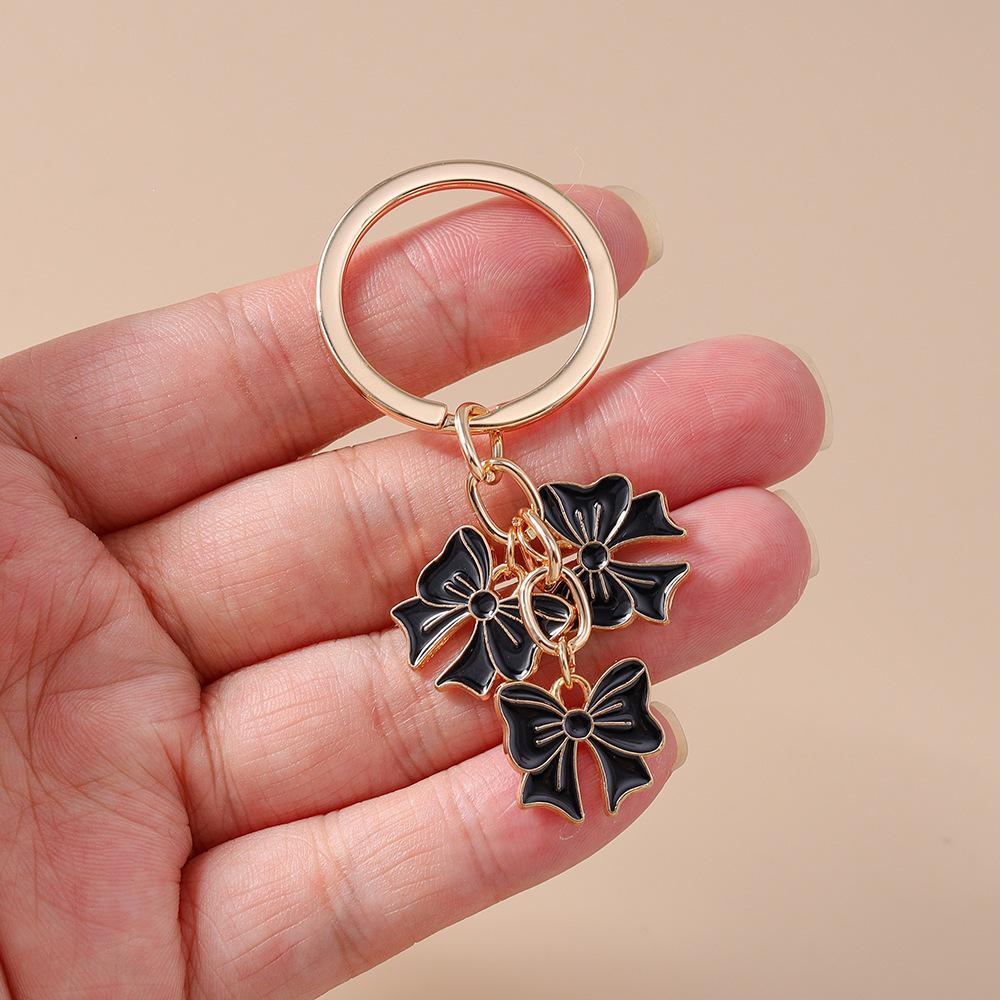Trendy European and American Bow Knot Keychain Pendant