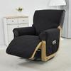 1 Seater Solid Color Recliner Sofa Covers Dust-proof Armchair Chair Cover for Living Room Anti-cat Non-slip Case Funda Sillon