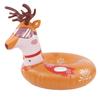 Aufblasbarer Ski-Kreis, rund, verschleißfest, multifunktional, Weihnachtsthema, Schneeschlitten, PVC