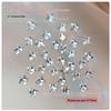 3mm Pentagram Zirconia Nail Art Decorations: Super Sparkling Christmas Stars, Flat Back Rhinestones, DIY Press-On Nail Accessories