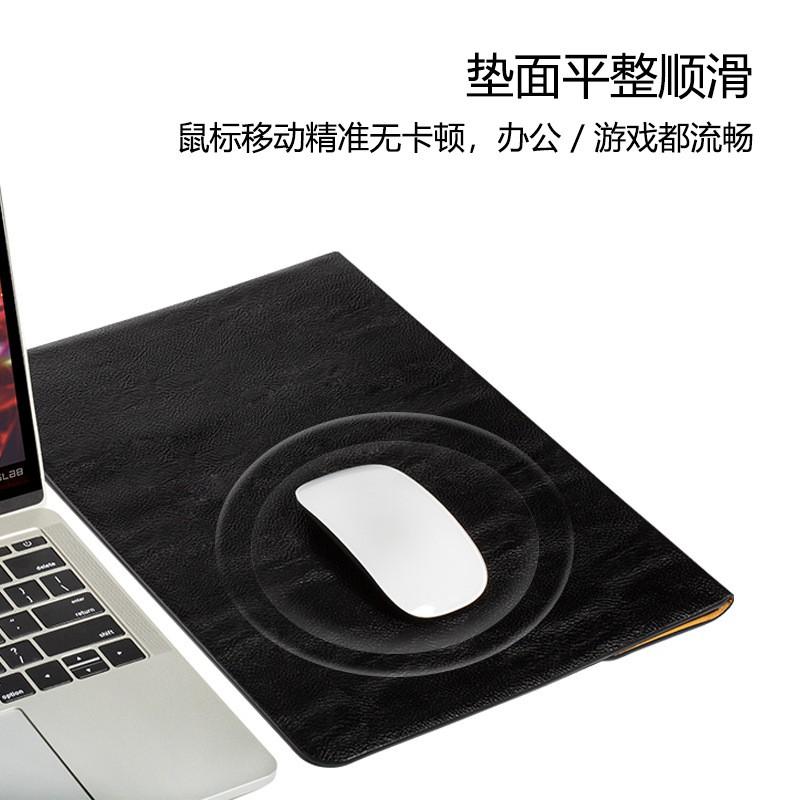 Premium Leather-Style Laptop Sleeve MacBook Air 13 14 16 Inch M1 M2 With Magnetic Flip Cover Shockproof Lining