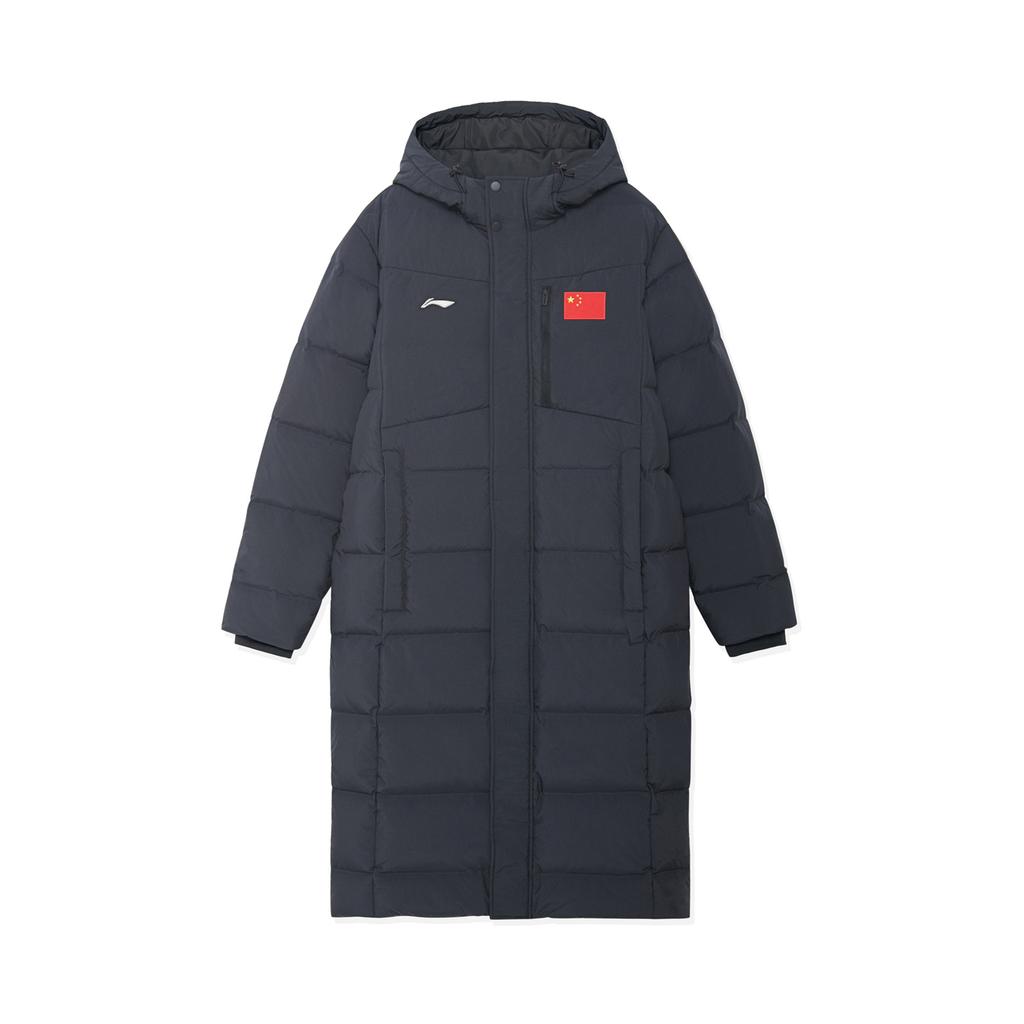 Li Ning Down Jackets Unisex Black Stand Collar Moderate Other AYMS185-5