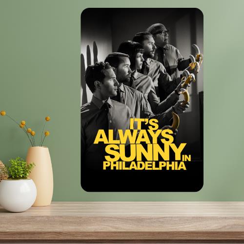 Itaposs Always Sunny in Philadelphia Metal TV Show Poster Sign 20x30cm（7.8x11.8inch）