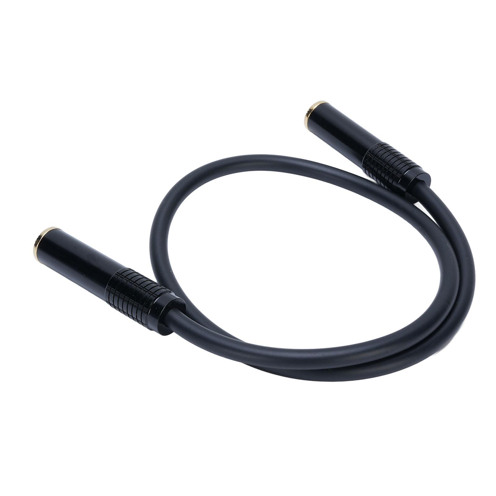 

Звуковой удлинительный кабель 6,35 мм гнездо-гнездо 14 дюймов TS моно звук стерео удлинительный шнур для