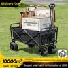 Portable Folding Camping Trolley for Outdoor and Grocery Use