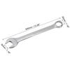 Metric Combination Wrench Spanner 12-Point Box Open End Wrench Cr-V Hand Tools 7/14/20/25/26/27/28/29/30/32/34mm