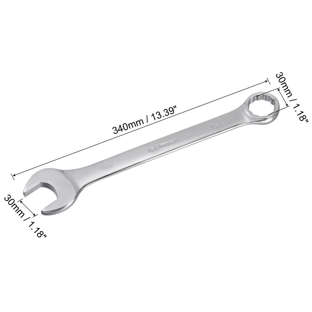 Metric Combination Wrench Spanner 12-Point Box Open End Wrench Cr-V Hand Tools 7/14/20/25/26/27/28/29/30/32/34mm