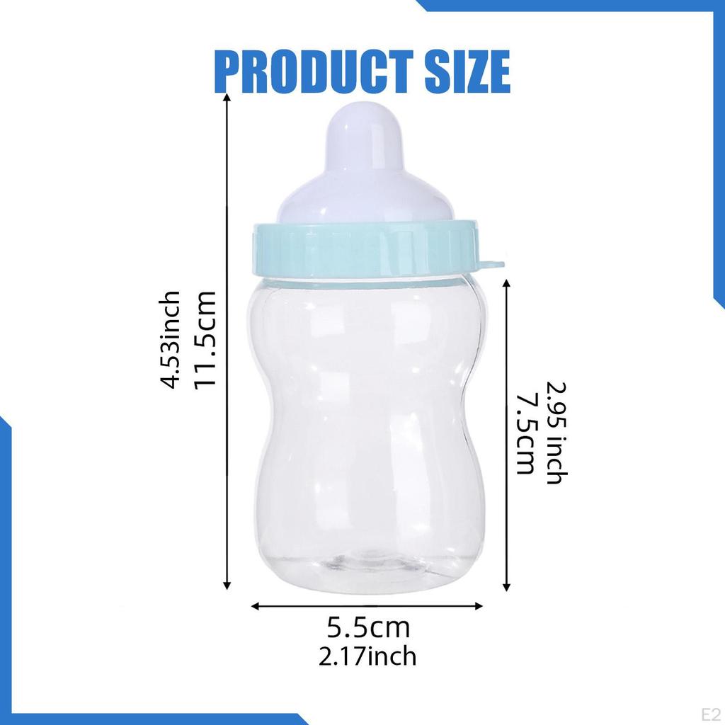 Candy Jar Bottle Piggy Bank Baby Shower Favor Container for Christmas Sugar Festive Year