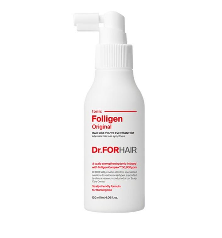 

Dr.FORHAIR Folligen Hair Tonic 120ml – Scalp Refreshing & Hair Strengthening Care 1 ea