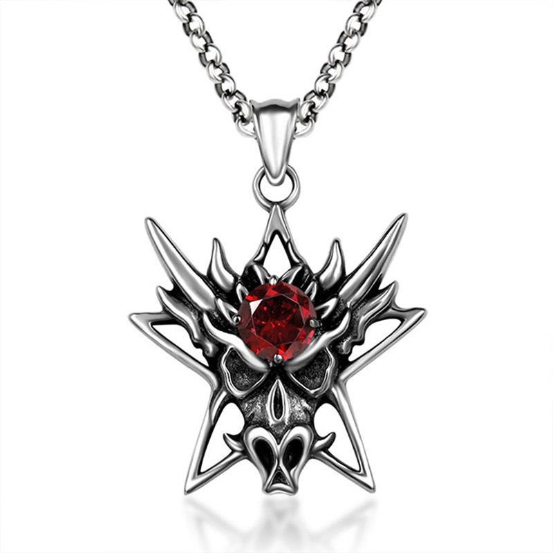 Men's Domineering Personalized Boxer Gloves Pendant Necklace - Stainless Steel Fitness Jewelry