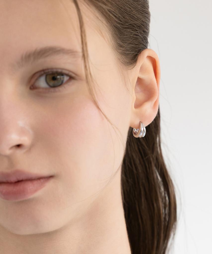 Tatiana Chunky Volume Hoop Earrings Ec3295