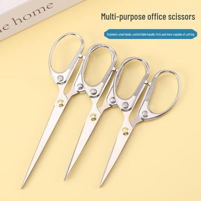 Ručně vyráběné nůžky z nerezové oceli pro domácí kancelář, řezání papíru, čajové sáčky a křížkový steh