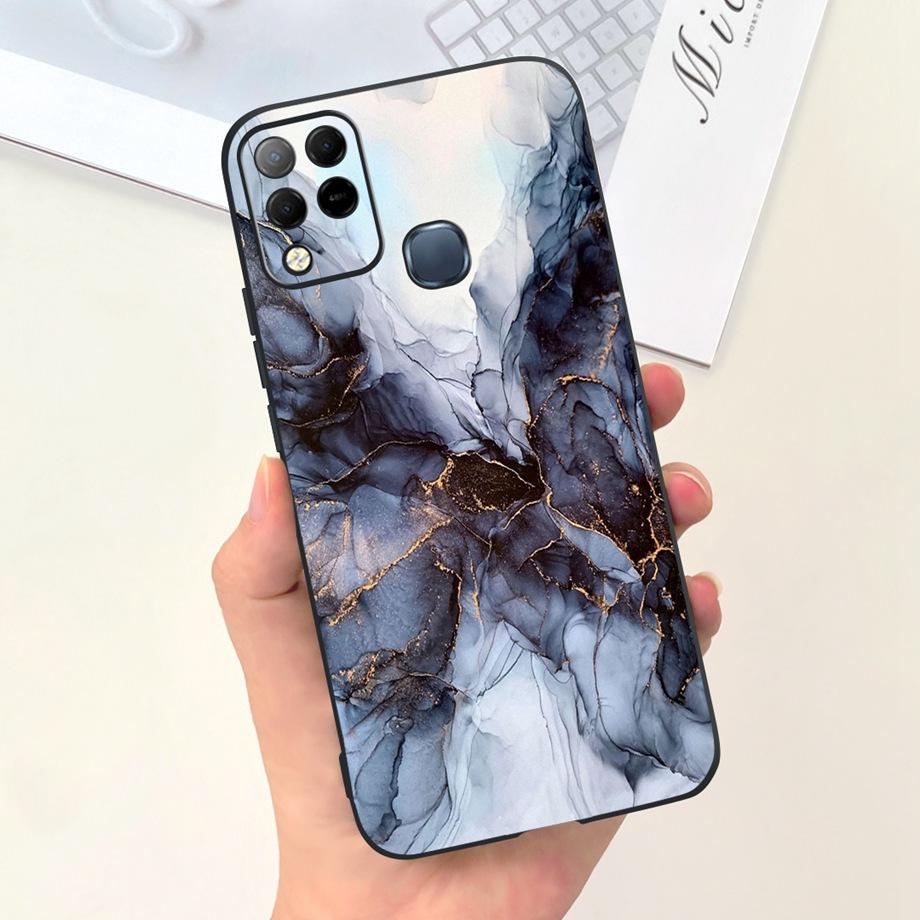 Für Infinix X689F X689 Hülle Infinix Hot 11 G37 Hot 10S NFC 10T Coque Funda Weiches Silikon Kamera Geschützt Schwarze Katze Weltraummann
