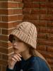 ANOETIC Anc Wool Twisted Bucket Hat_Beige