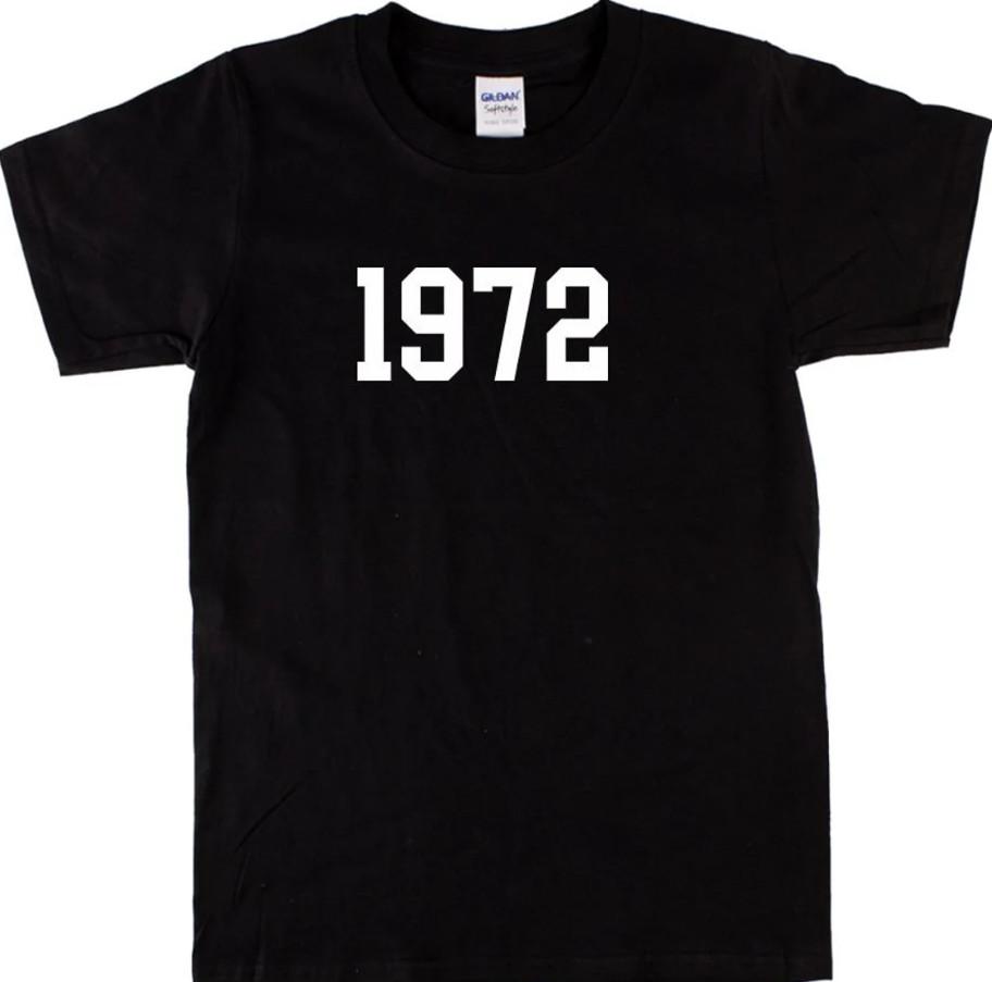 1972 College Style T-Shirt - Retro 70s College Style, Tour Date Unisex T-Shirt Unisex T-Shirt S
