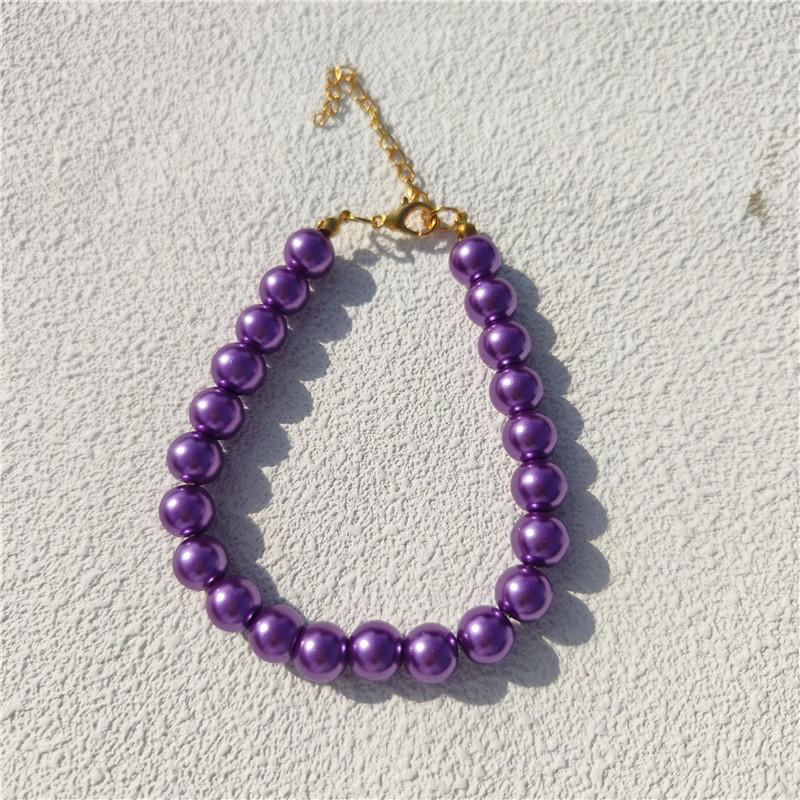 Niedliches Haustier Perlenhalsband Hund Prinzessin DIY Halskette Katzenhalsband Schmuck Welpenzubehör Hundekette Chihuahua Hochzeitsschmuck Zeug