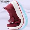 WTEMPO Women Spring Summer Large Size Soft Sole Breathable Shoes Female Solid Color Non Slip Sneakers
