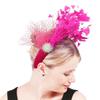 Popular Fashion Feather Hair Accessories European And American Style Princess Noble Banquet Mesh Headgear Bride Photo Headband