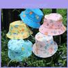 Chapeau de soleil pour enfants motif dinosaure à large bord respirant en coton pour les jeux d'été en plein air