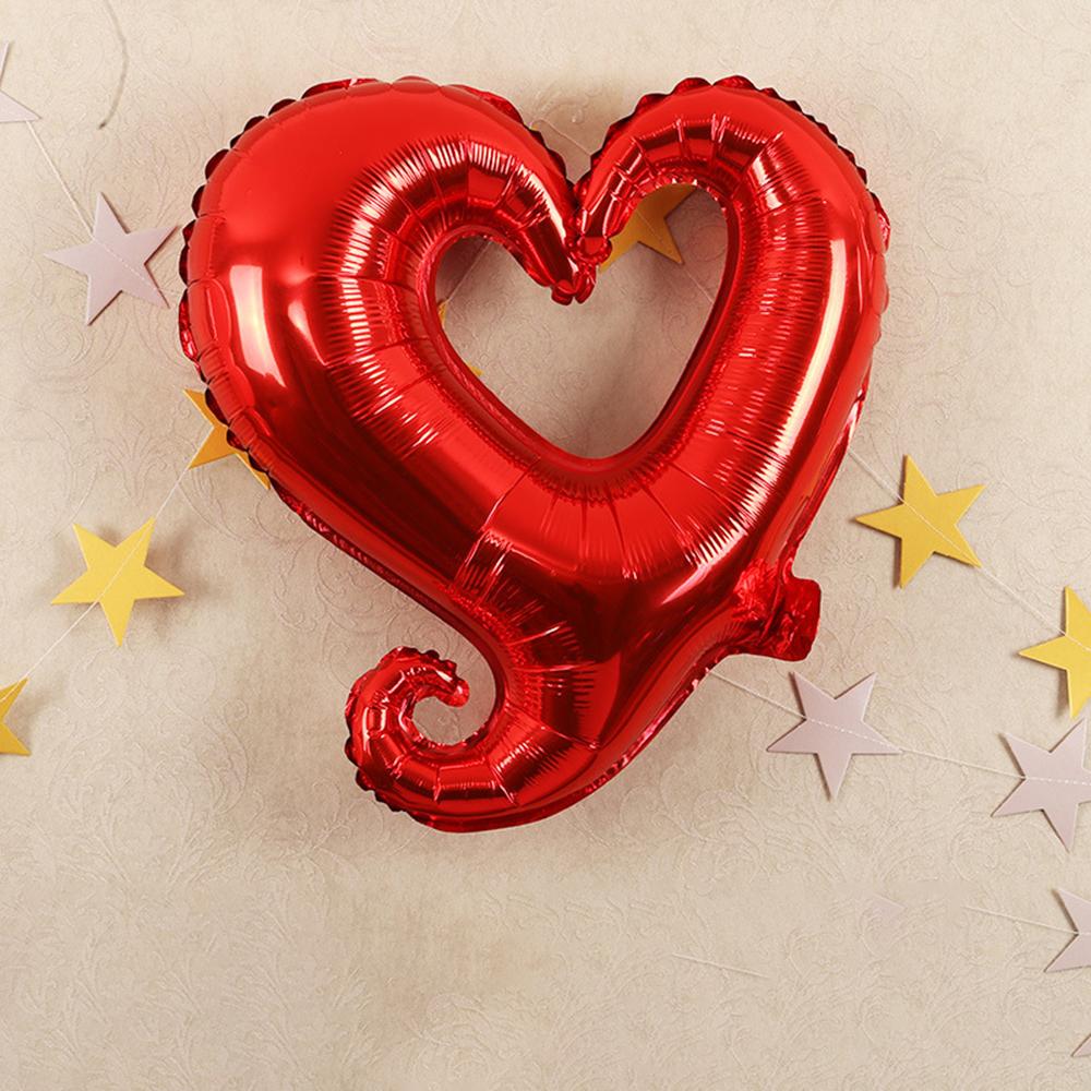 10pcs Heart Foil Balloons, Wedding Party Heart Balloons, Marriage Proposal Heart Balloons, Balloons for Valentine's Day, Wedding