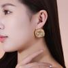 High-End Autumn & Winter Bloom Firework Stud Earrings: Unique European and American Niche Design for Women