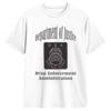 Men's DEA Drug Enforcement Administration  T Shirts  100% Cotton Tops Humorous Short Sleeve Round Collar Tees Plus Size T-Shirt
