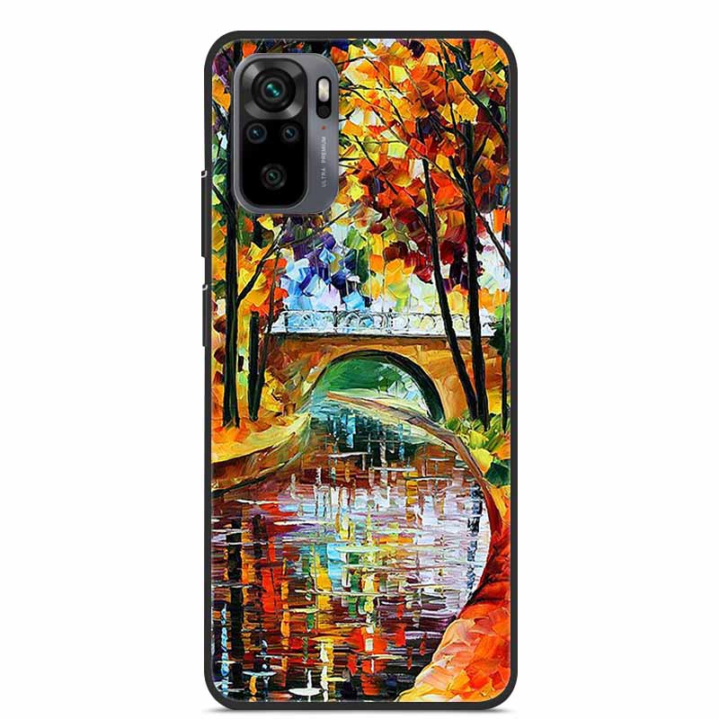 Dla Xiaomi Redmi Note 10S Case silikonowa tylna okładka etui na telefony dla Xiaomi Redmi Note10T 2021 miękki futerał uwaga 10S 10T 10 T S Coque