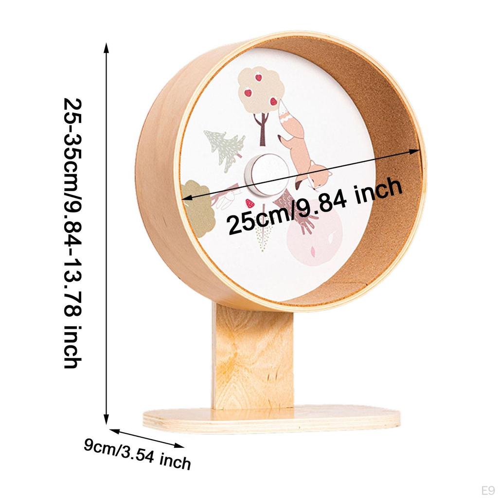 Žiurkėno pratimo rato bėgikas dvigubi guoliai, su reguliuojamu stovu, mažas gyvūnas