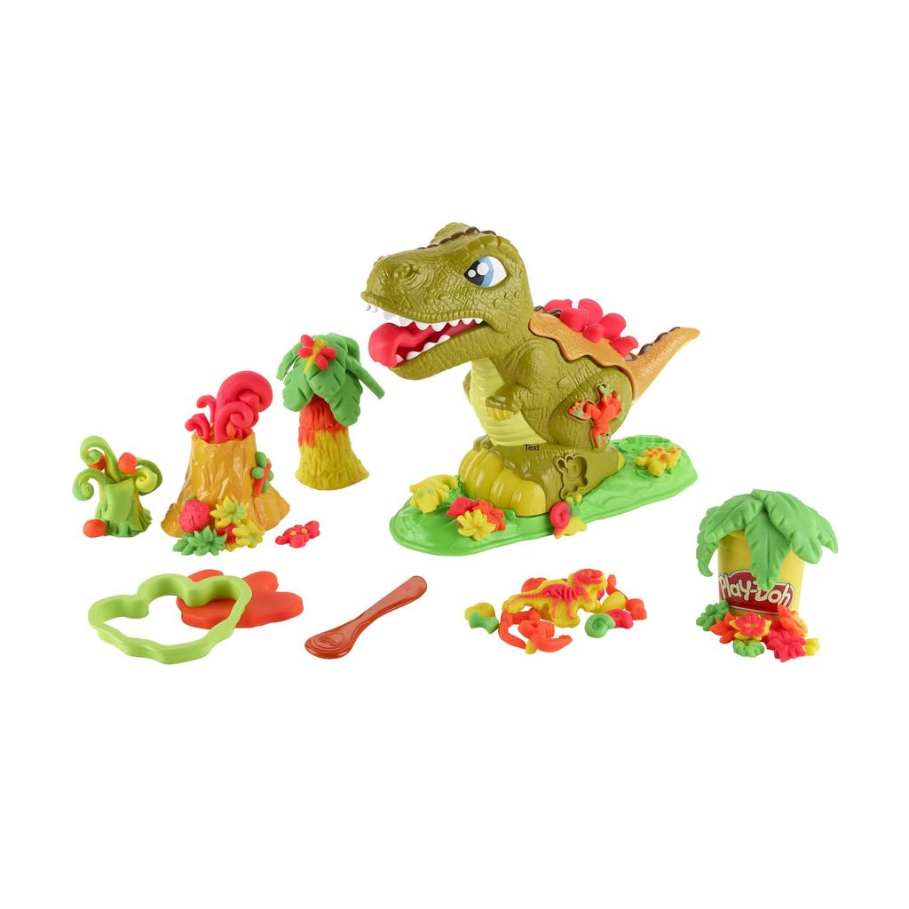Hasbro Rex the Chomper Wheat Clay E1952 Authentic Dinosaur Play Set Play-Doh