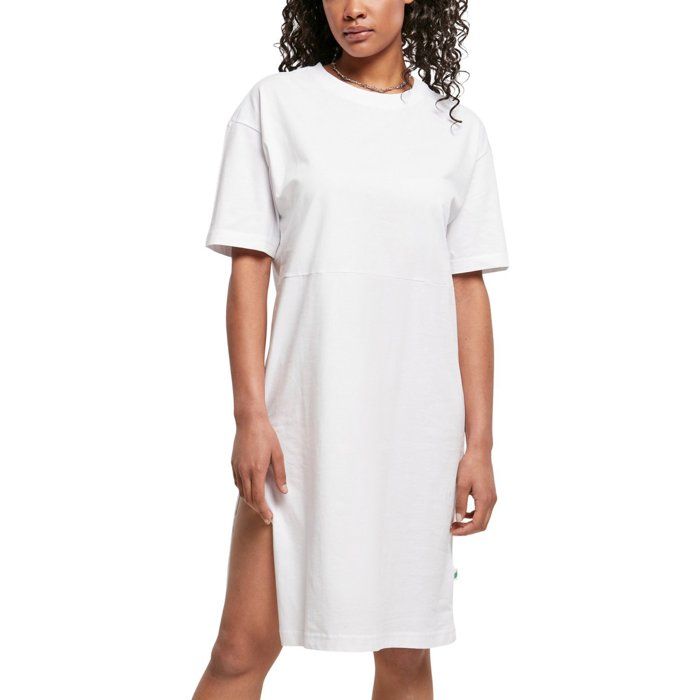 Urban Classics Ladies - Organic Oversized SPLIT TEE Robe