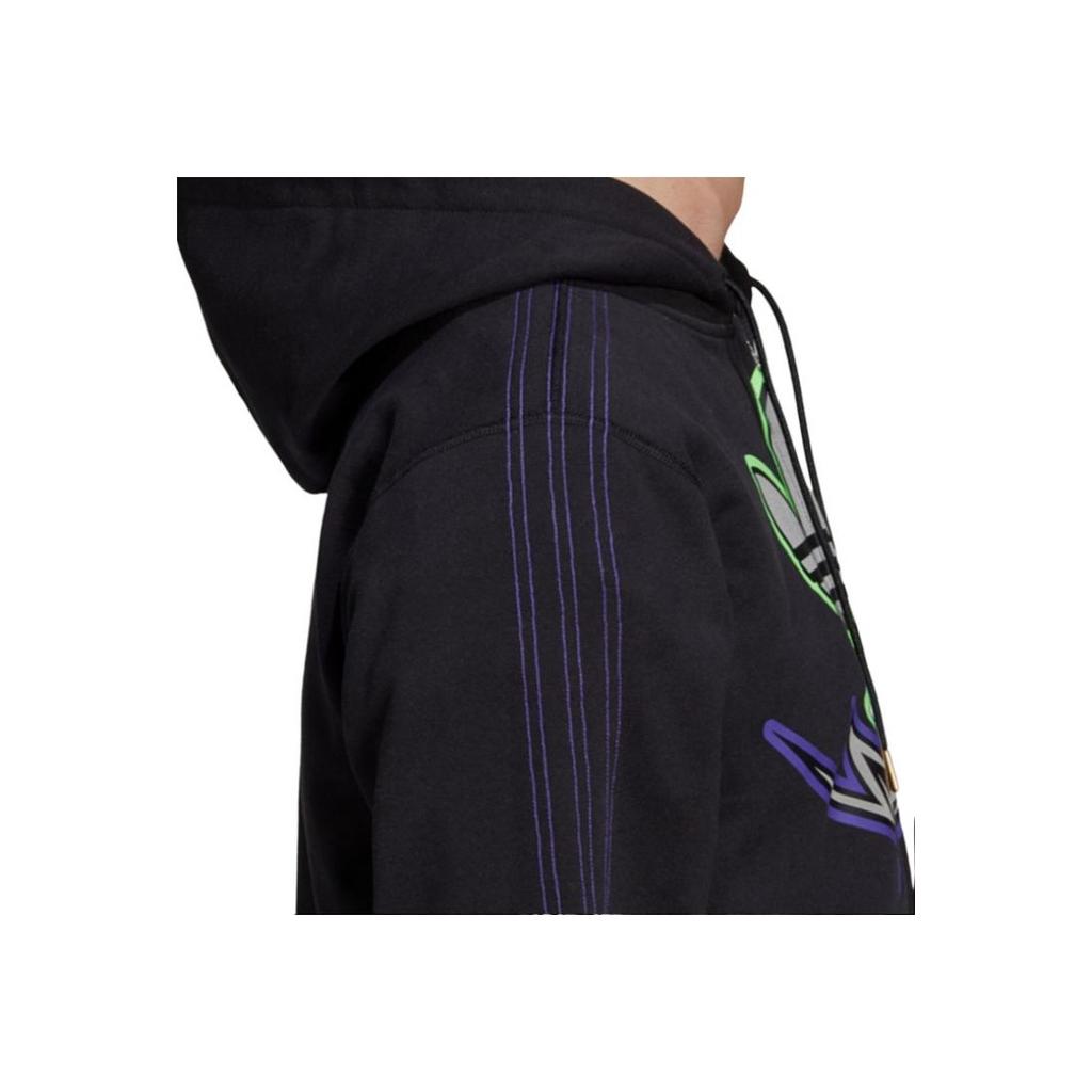 Adidas Originals Trefoil Logo Print Zip-Up Reversible Jacket Men Jacket Green FS8917