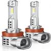 9005 led Bulbs, 30000LM Super Brighter, 6500K Cool White hb3 led Light Bulb with Cooling Fan, Plug-N-Play, High and Low Beam, Canbus Error Free, LED