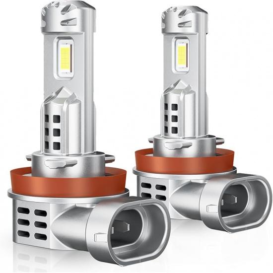 9005 led Bulbs, 30000LM Super Brighter, 6500K Cool White hb3 led Light Bulb with Cooling Fan, Plug-N-Play, High and Low Beam, Canbus Error Free, LED