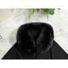 Used Beautiful condition  FOXEY Cashmere Cape Stole with Fox Fur and Logo Plate
