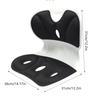 Orthopedic Seat Cushion for Lower Back Pains Relief Long Sitting Comfort Ergonomic Lumbar Support Seat Pillow Chair