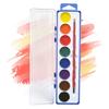 Washable Watercolor Paint Set With Water Brush Pen 8 Colors Watercolor Paint Palette Portable Water Color Paints for Kids Adults