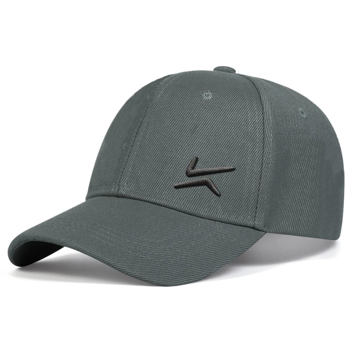 

Бейсболки унисекс с персонализированной вышивкой, регулируемые, для отдыха на весну и осень, повседневные, солнцезащитные кепки серый