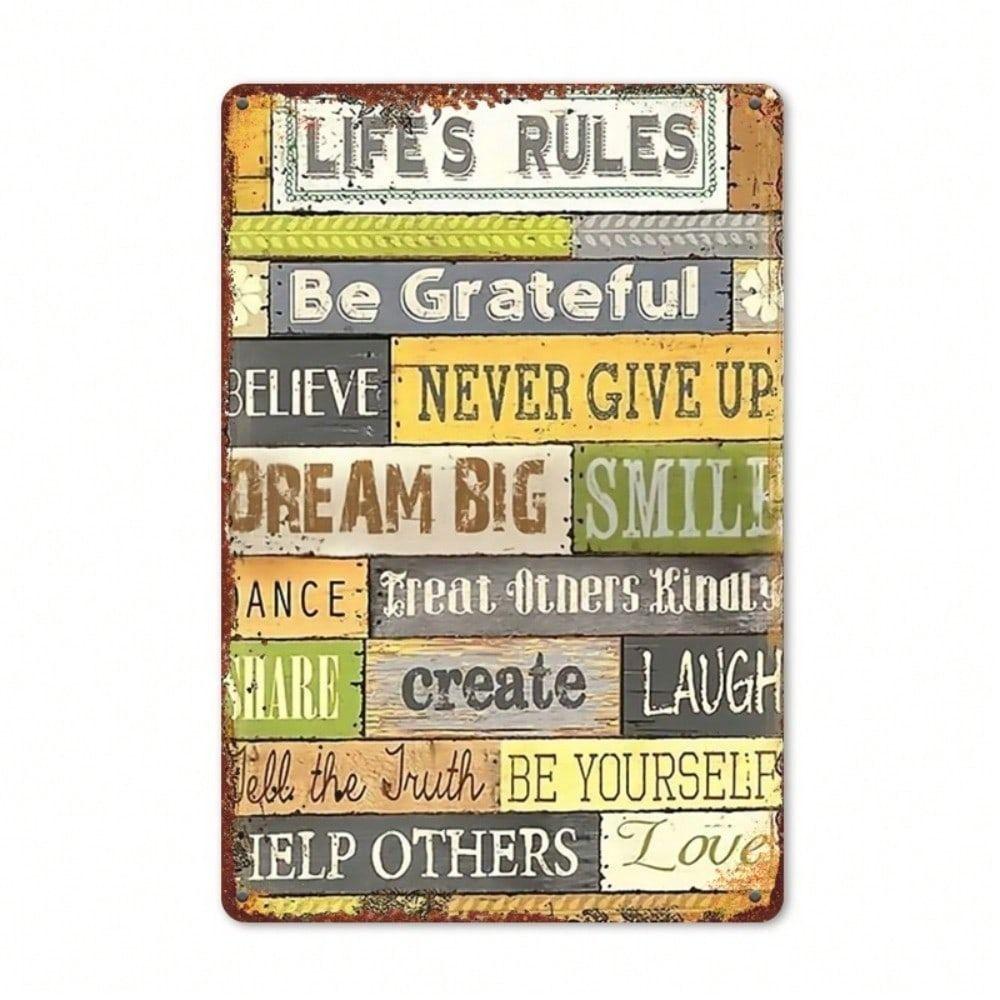 Vintage Metal Tin Sign Retro Wall Art Poster Plaque 20x30cm Home Decor