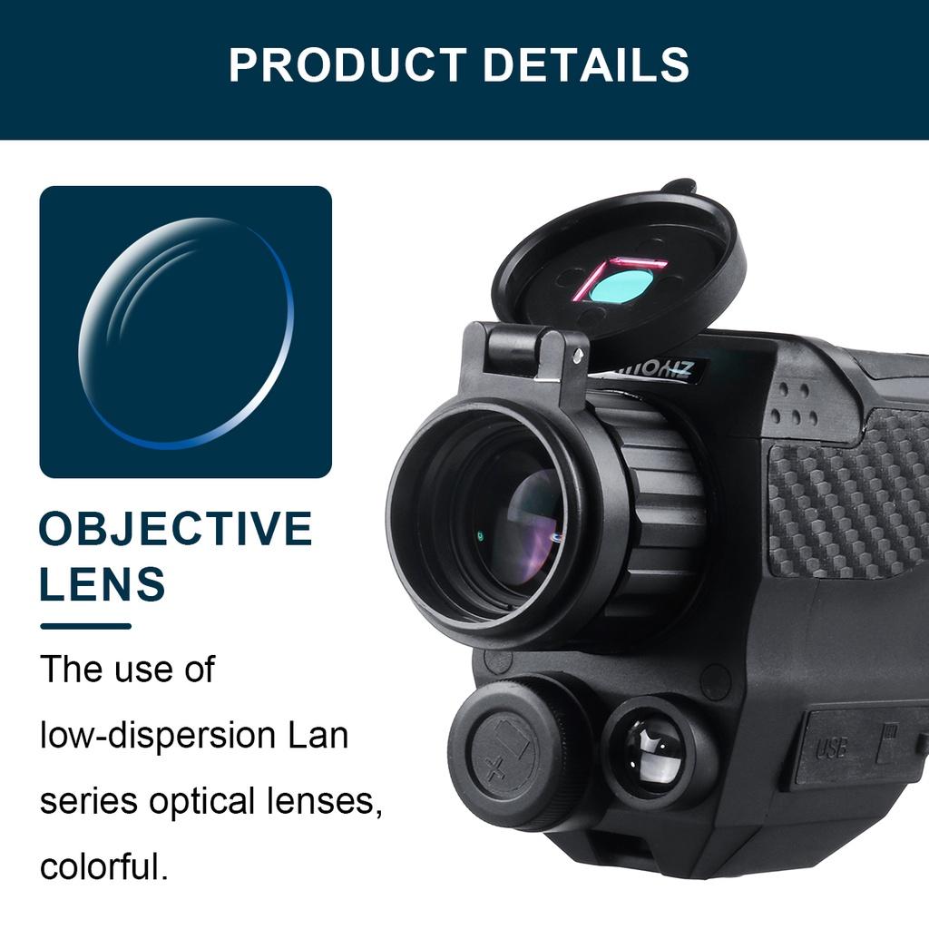 200M Full Dark Viewing Distance Outdoor Hunt Night Vision Device Infrared Optical Monocular Device 4-32X Digital Zoom Photo 3.7V