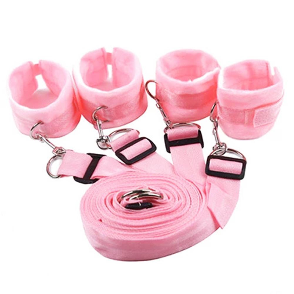 Couple Bed Bondage Toys Sex Bondage Multiple Pose Restraint Erotic Products Suitable For Adults Handcuffs Footcuffs Slave Toy