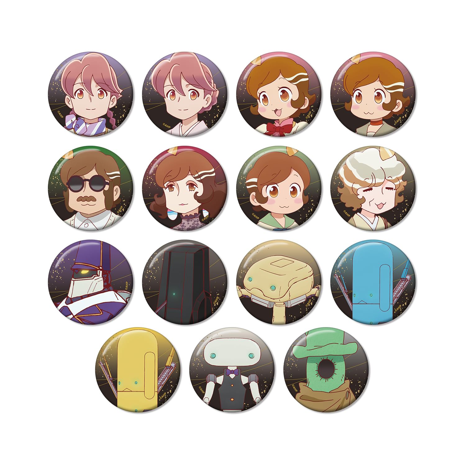

TV Anime Trading Badges Box of 15 Apocalypse Hotel