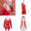 Stunning Darling In The Franxx Zero Two Red Uniform Cosplay Costume For Halloween