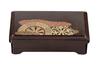 Wakaizumi Nishiki Bento Finish with Imperial Carriage Red Interior Lacquerware, Box, Pear-skin Design, (with Divider) 1-388-2