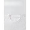 European Size Mens White Graphic Print T-Shirt | Short Sleeve, Crew Neck, Casual Daily Wear, Street Style, Tee with Russian Text Design,All-Season Fit