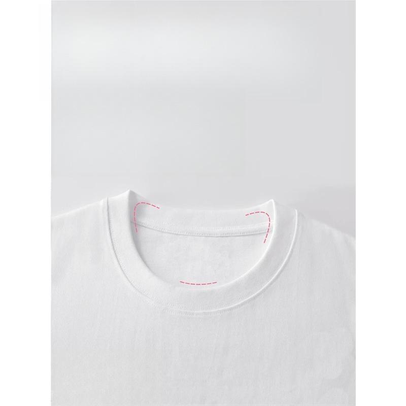 European Size Mens White Graphic Print T-Shirt | Short Sleeve, Crew Neck, Casual Daily Wear, Street Style, Tee with Russian Text Design,All-Season Fit