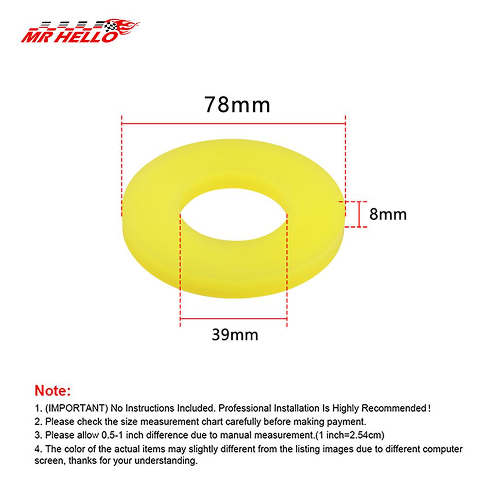 Shock Absorbing Tower Rubber Buffer Ring Car Front Bushing Bearing Washer For VW Golf Mk4 Skoda Durable Reduce Noise Parts
