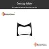 10-12 SRX Peach Wood Air Vent Frame Carbon Fiber Anti-Scratch Stickers