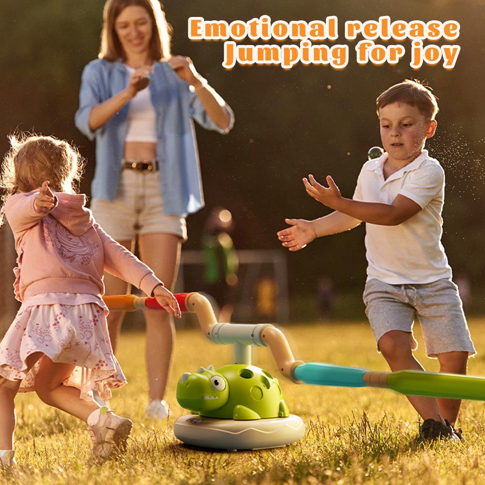 3 In 1 Children Dinosaur Sports Set with Sound Toss Ring Game Remote Control Outdoor Fitness Toys for Indoor Outside Playing