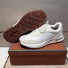 Men's waterproof casual sports shoes lace-up platform fashion trend comfortable versatile running shoes