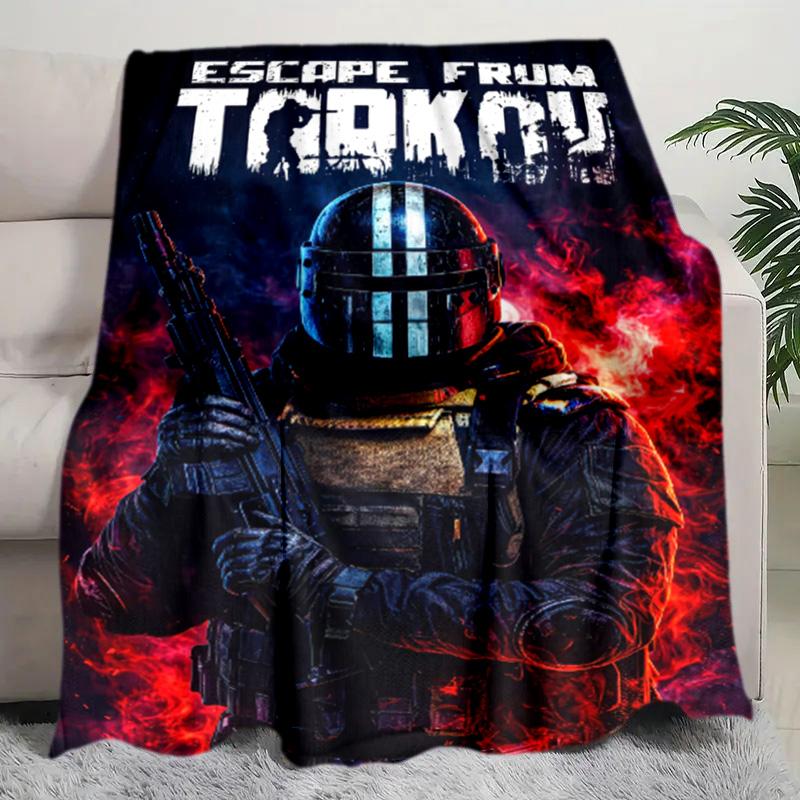 1PC Escape Tarkov Winter Edition Ultimate Tactical Gear All Seasons Soft Comfortable Blanket Suitable Sofa Office Outdoor Travel Home Use